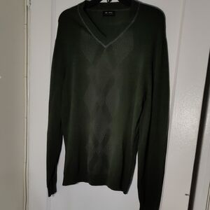 Axcess Dark Green V-Neck Sweater for Men